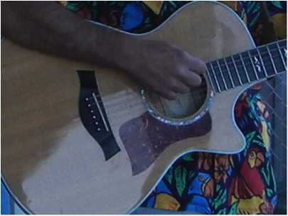 Mark playing